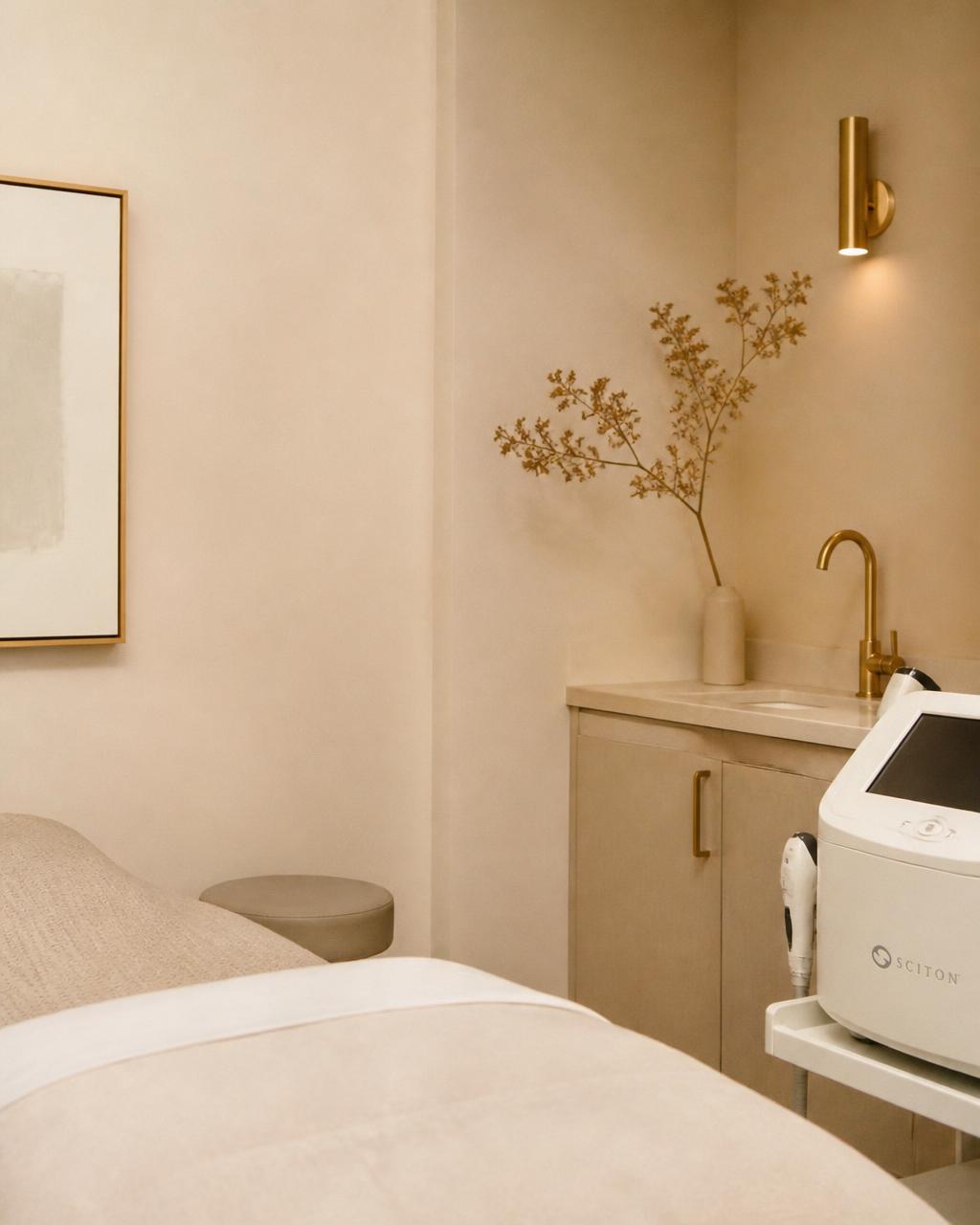 A treatment room at Etoile MedSpa in Richmond, TX